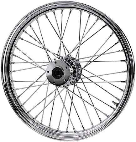 クロムフロント40スポークホイール 53.32cmx5.52cm Harley FXST、FXDWG